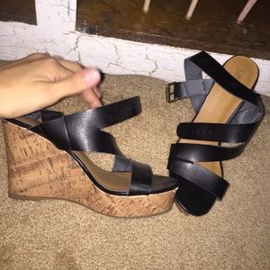 Mossimo Supply Co. Shoes - NWOT Wedge heels black Mossimo Supply Co. Shoes - NWOT Wedge heels black